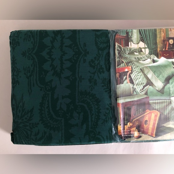 MANON Egyptian 100%Cotton King Flat Sheet Vintage Luxury Royal Sateen New in box - Picture 6 of 13